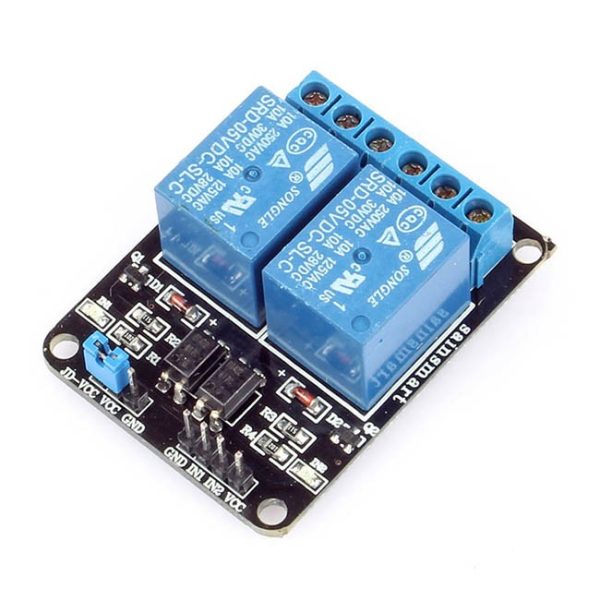 2 Channel 5V 10A Relay Module low level trigger relay with optocoupler