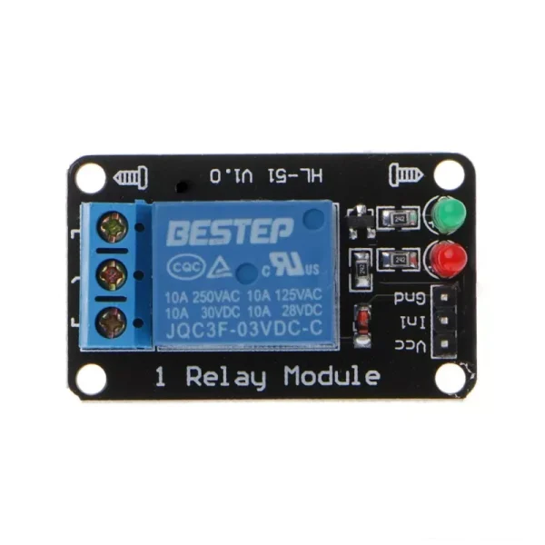 5V 1 channel relay module with optocoupler