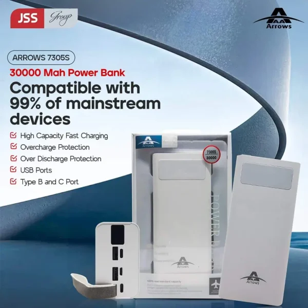 Arrows Model 7350S Powerbank(30000 Mah)