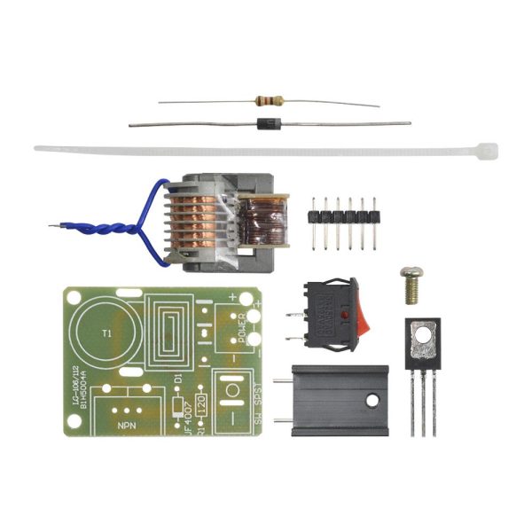 15KV Frequency DC High Voltage Arc Ignition Generator Inverter Boost Step-Up 18650 DIY Kit U Core Transformer Suite 3.7V
