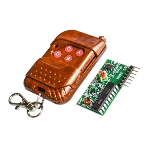 2262/2272 315Mhz 4-Channel Four-Way 4 Key Wireless Remote Control Receiver Module DIY Kit M4 Non-lock Receiver Plate
