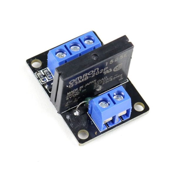 1 Low Current Dc Control Ac Solid State Relay Module Low Level Trigger 12V