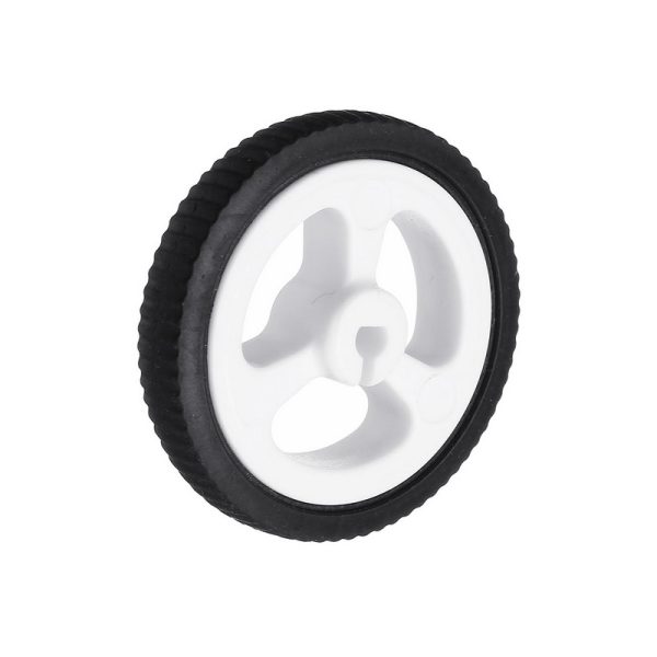 34*7 D-hole Rubber Wheel Suitable for N20 Motor D Shaft Tire Car Robot DIY Toys Parts