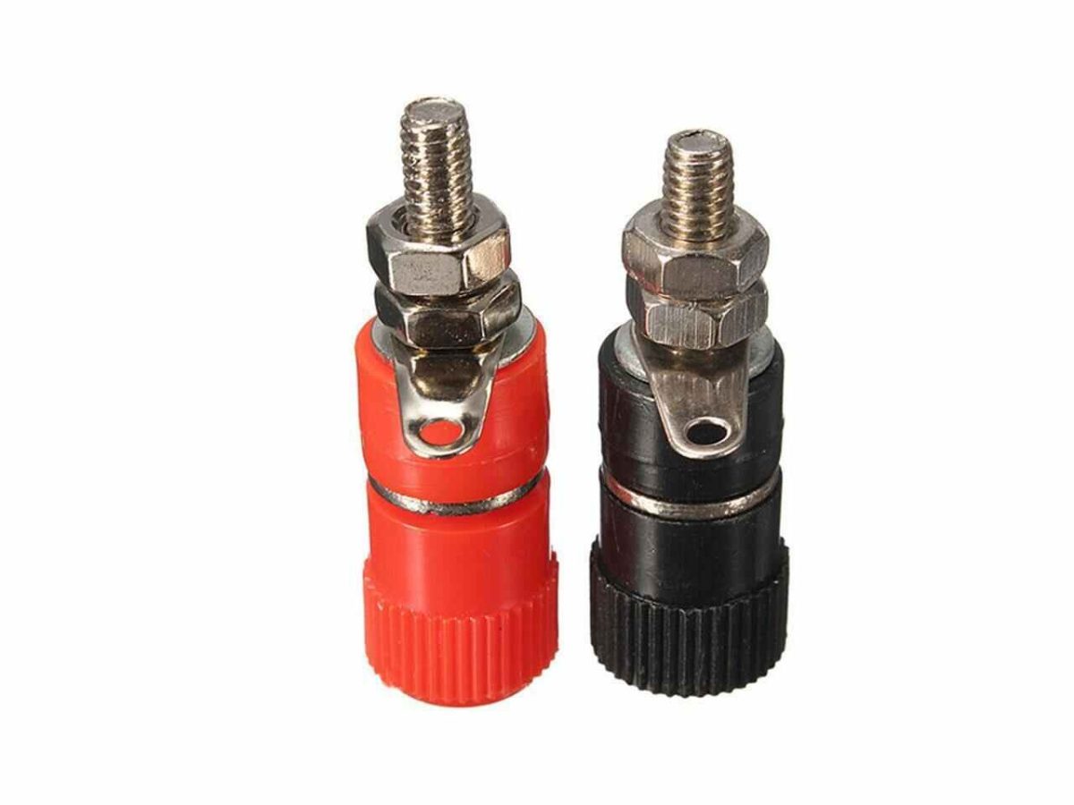 JS-910B 4mm Banana plug Jack socket Female Binding Post for Speaker Audio One Pair - Image 1