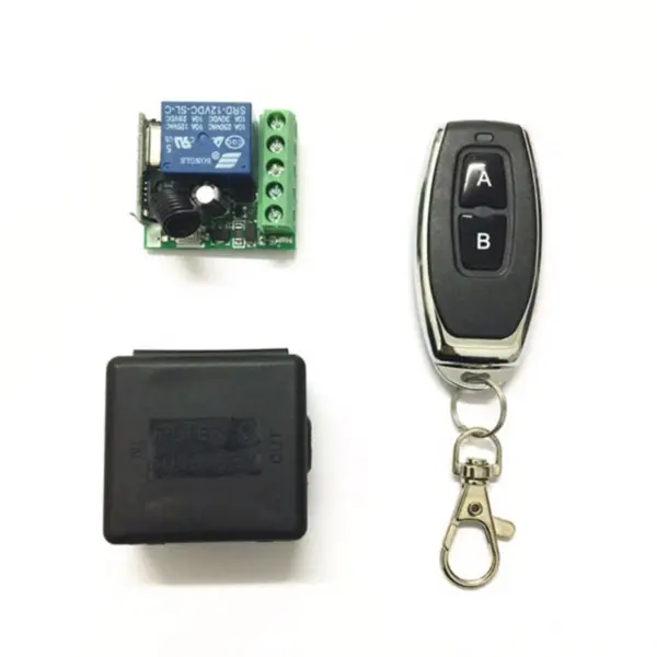 Remote Control Switch DC12V 10A 433MHz Telecomando Transmiter