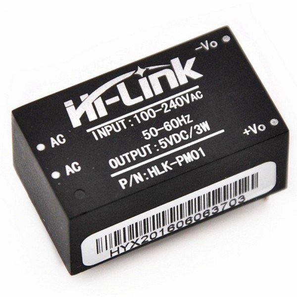 HLK-PM01 AC-DC 220V to 5V mini power supply module,intelligent household switch power 3W supply module