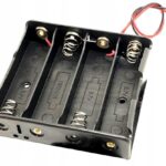 18650 battery box with cable lithium battery 4 14.8V serial charge