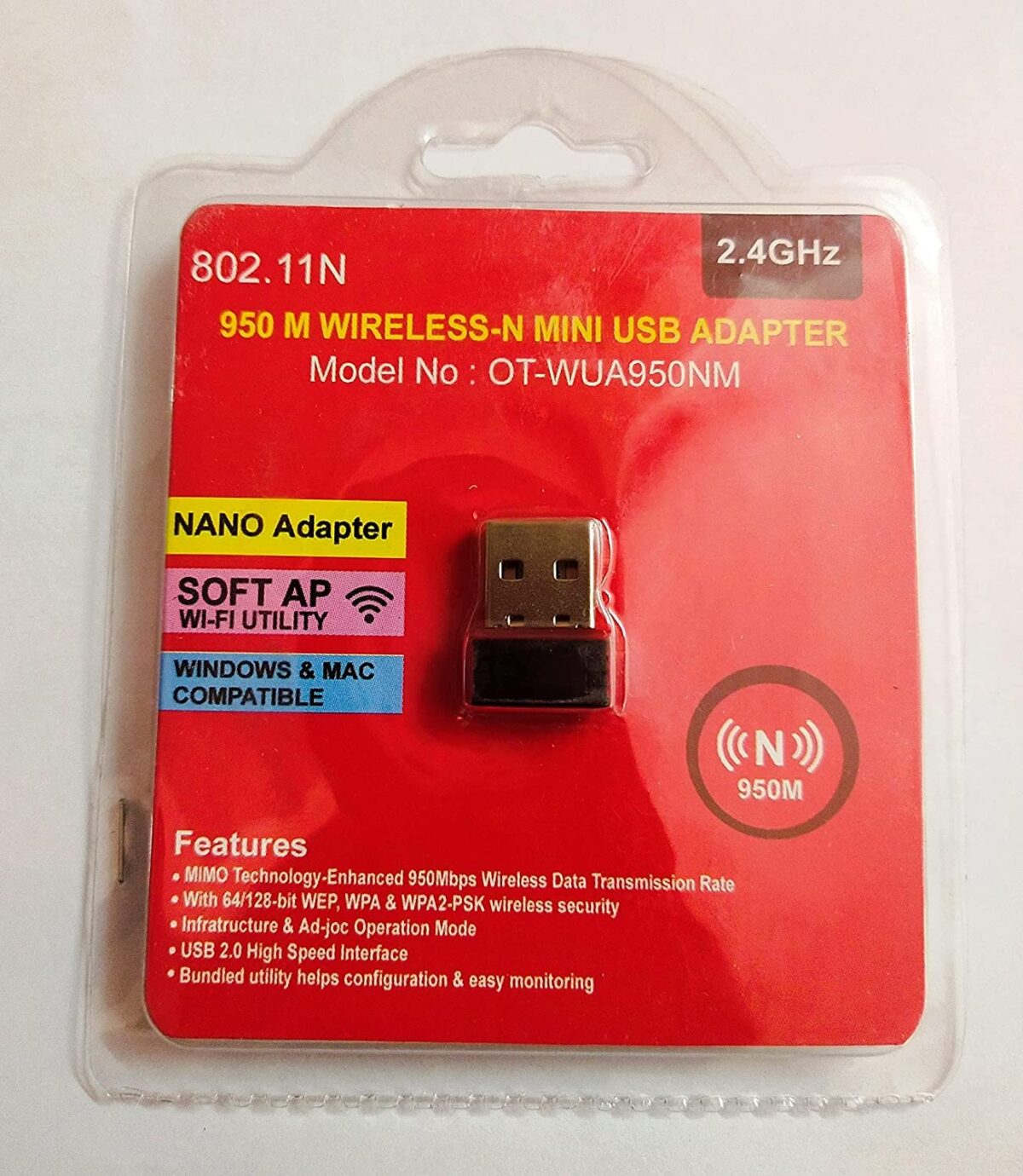 Mini USB Wifi wireless network card 150M wireless network card wifi receiver USB 802.11 b / g / n 150M WiFi adapter for laptop - Image 1