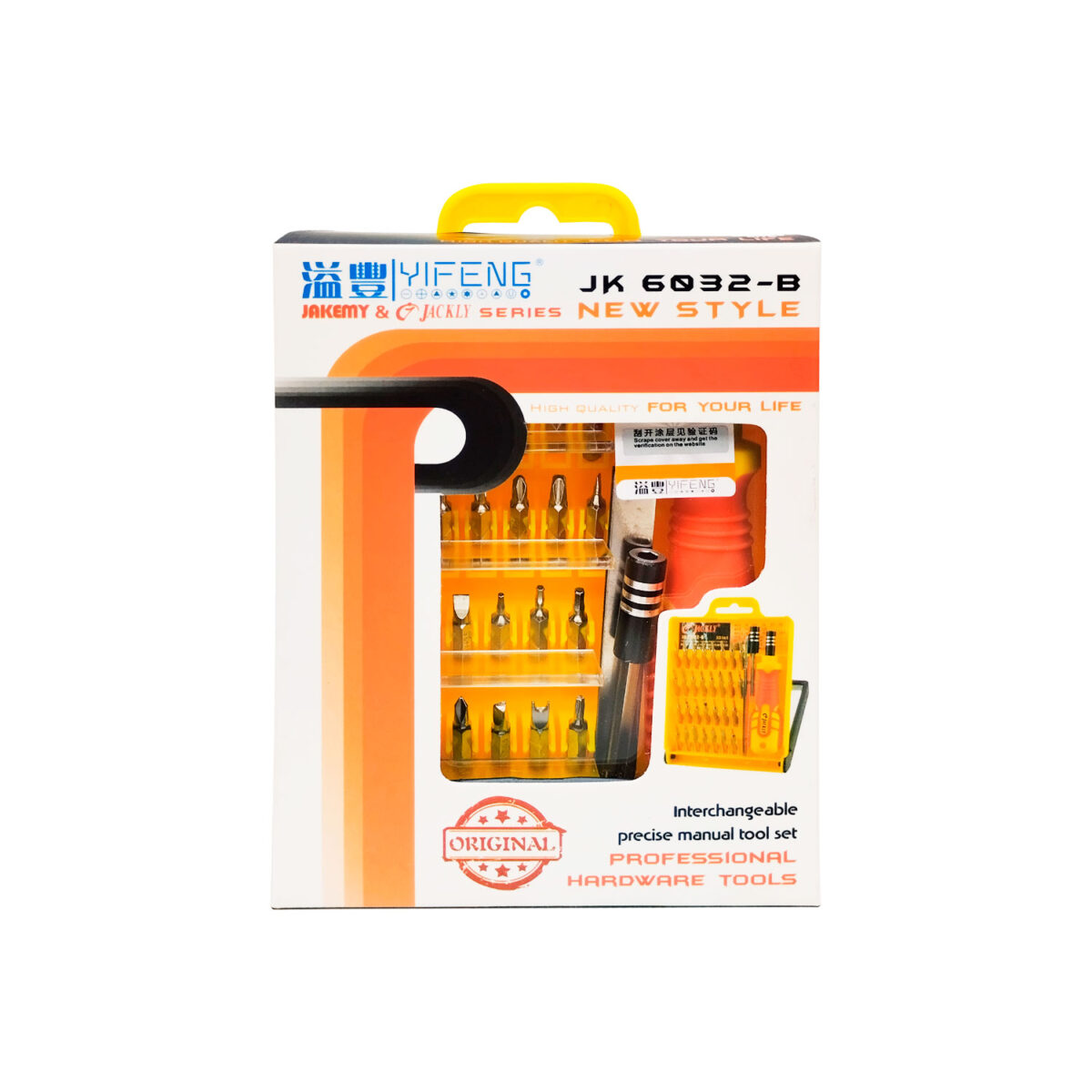 YiFeng JK 6032-B JACKLEY Steel 32 in 1 Screwdriver Set - Image 1
