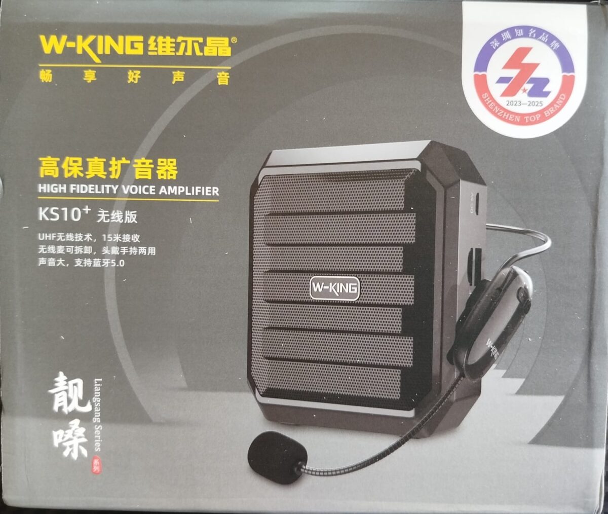 W-king KS10 plus Bluetooth Speaker with microphone Vice Amplifier - Image 1