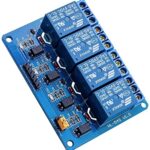 4 channel 5V relay module low trigger with optocoupler