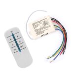 220V 4 Way Manual Digital Intelligent Remote Control Switch LED Wireless Remote Control Sub- control