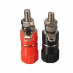 JS-910B 4mm Banana plug Jack socket Female Binding Post for Speaker Audio One Pair