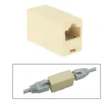 Internet Cable Connector Jointer Adaptor 2 port RJ45 Network Splitter