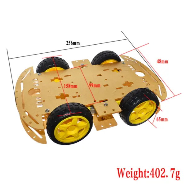 4WD Smart Robot Car Chasis Kits with Speed