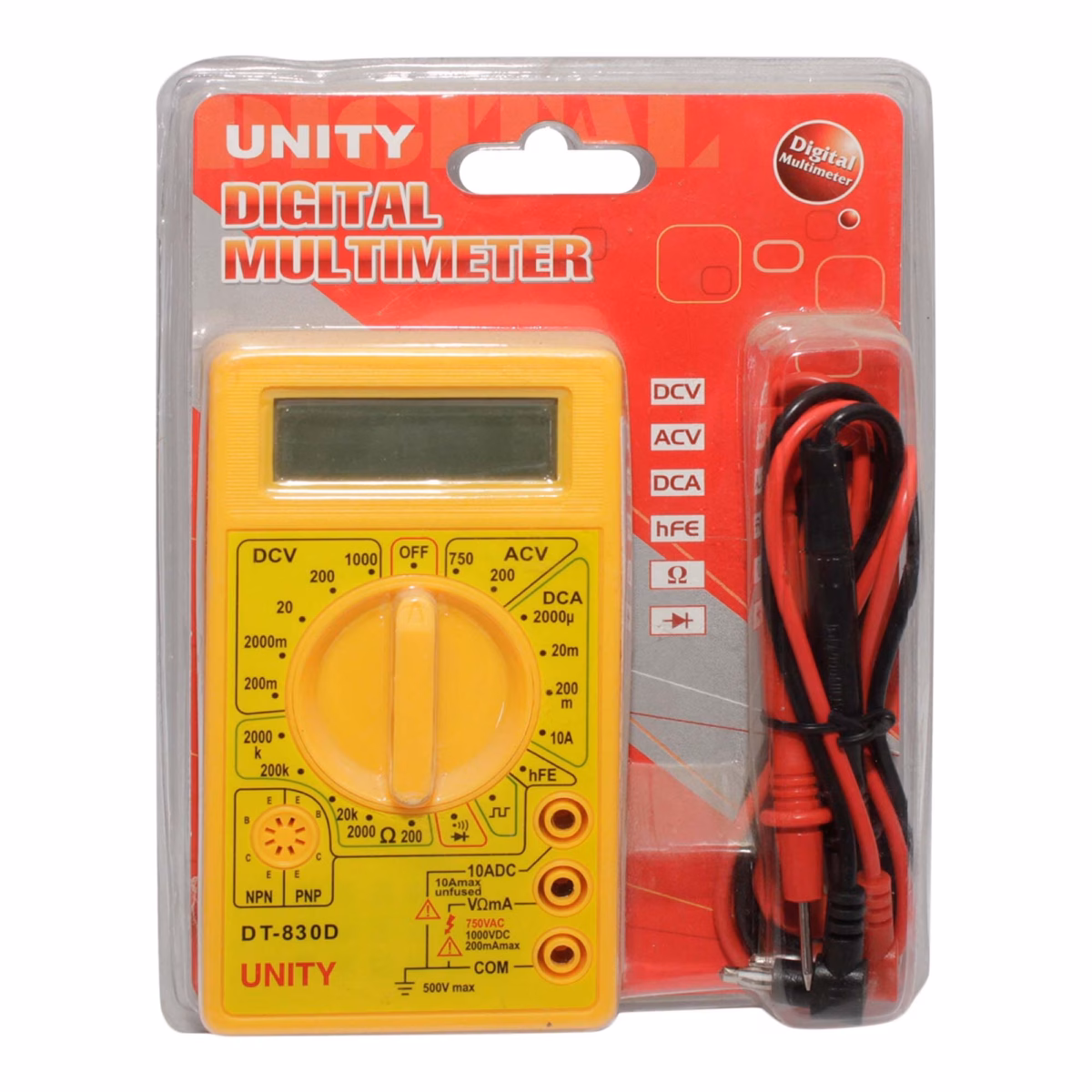 DT830D LCD Digital Multimeter - Image 1