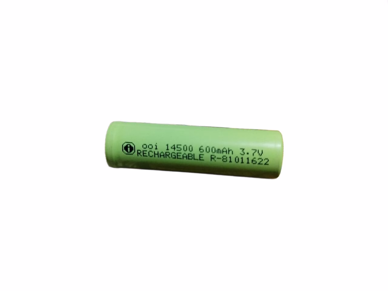 1745830711_3.7V20600mAh201450020Li-ion20Rechargeable20Battery20Cell20-20AA20Size.jpeg 3.7V 600mAh 14500 Li-ion Rechargeable Battery Cell - AA Size - Image 1
