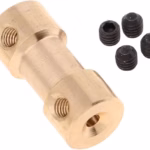 Brass Rigid Hexagonal Coupling Motor Shaft Coupler