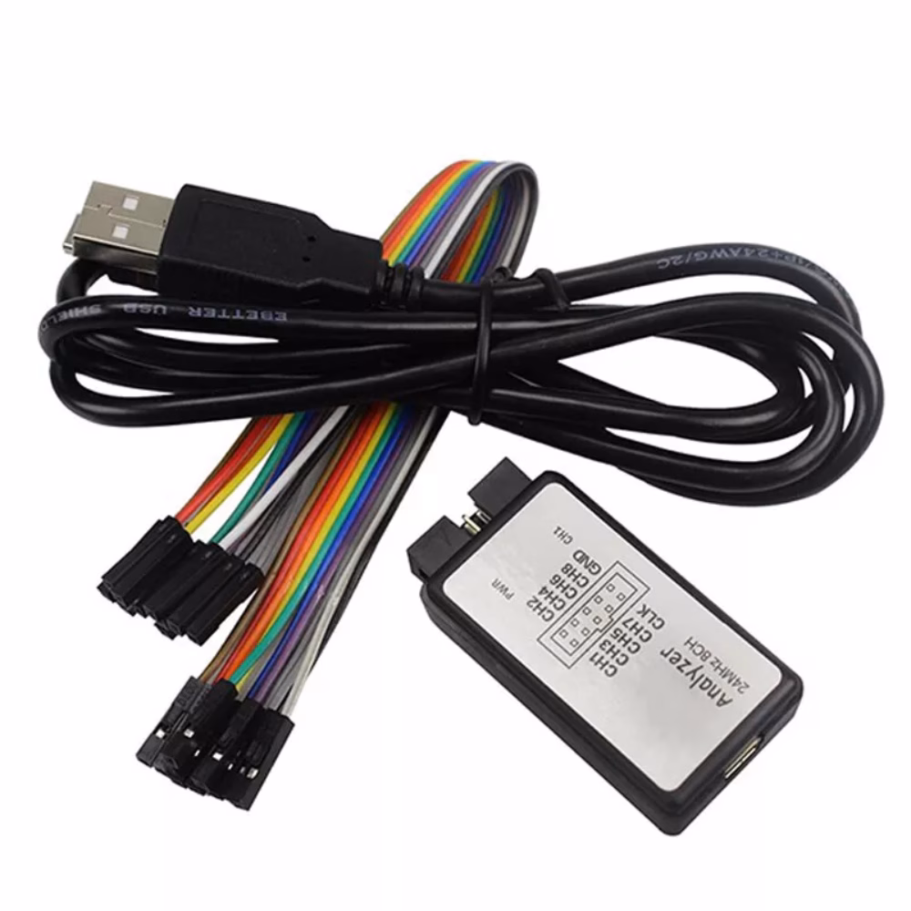 1743928775_8CH20USB20Logic20Analyzer.png USB Logic Analyzer Monolithic 24M Sampling 8 Channels for ARM FPGA Debugger - Image 1