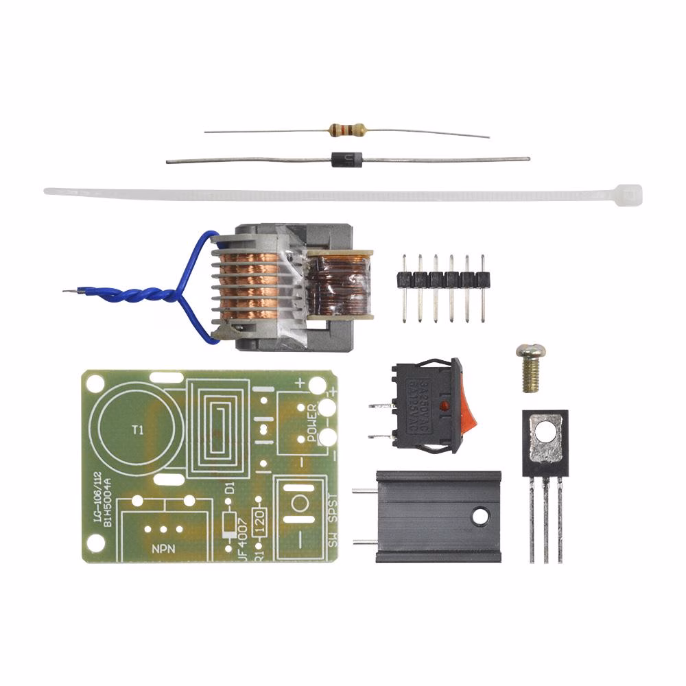 15KV Frequency DC High Voltage Arc Ignition Generator Inverter Boost Step-Up 18650 DIY Kit U Core Transformer Suite 3.7V - Image 1