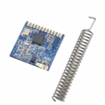Mini SI4432 Remote Wireless Transceiver Communication Module 400-510MHZ + Spring Antenna, Distance 1000m
