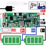 2S DC 12V/15V 24W 1A UPS Power Supply Module Uninterruptible Power Control Board 2S V4.0CN Charging Step Up Protection Module