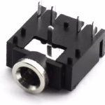 3 Pin 3.5mm Audio Jack Socket PCB Panel Mount for Headphone With Nut PJ-324M