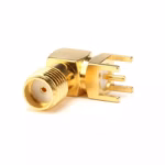 SMA female plug Right Angle 90 DEGREE SMA-KWE PCB Mount connector RF adapter