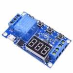 DC 6-30V Support Micro USB 5V LED Display Automation Cycle Delay Timer Relay Control Off Switch