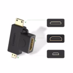 Ugreen adapter HDMI Type A (female) to mini HDMI (male) / micro HDMI (male)