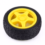 Smart Car Robot Plastic Tire Wheel D65mm