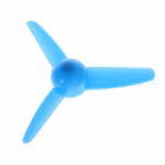 80mm 3-blades propellers for DIY Models RC boat models plastics props fit for 2mm shaft toy spare parts