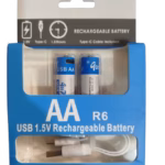 GOOP 2600 MAH AA USB 1.5 V RECHARGEABLE BATTERIES