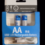 GOOP 2600 MAH AA USB 1.5 V RECHARGEABLE BATTERIES