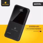 Mypower 20000mah fast charging Powerbank | 22.5W Fast Charging | ultra portable powerbank | Attached cable Type-c And Ios| pd charging | M259fc