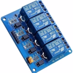 4 channel 5V relay module low trigger with optocoupler