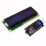 1602 (16x2) LCD Display with I2C/IIC interface - Blue Backlight