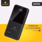 Mypower 20000mah fast charging Powerbank | 22.5W Fast Charging | ultra portable powerbank | Attached cable Type-c And Ios| pd charging | M259fc