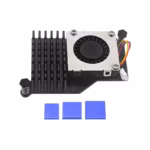 Raspberry Pi 5 Active Cooler Aluminum Heatsink PWM Speed Adjustable Fan Cooling Radiator