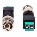 Male Metal BNC Connector with DC Connector Plug Screw Terminal