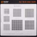 AMAOE Multi Function Universal BGA Reballing Stencil 0.5 0.6 0.7 0.8 Parallel Hole