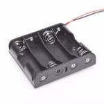 Battery Power bank Plastic Battery Holder Storage Box Case for 4 AA 6V Battery Holder