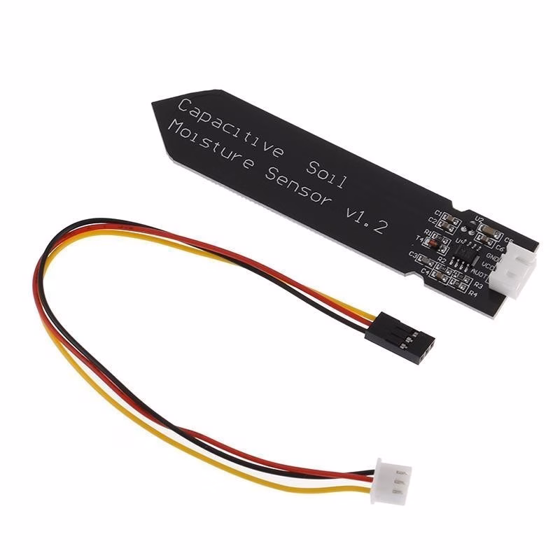 Capacitive Soil Moisture Sensor Module Not Easy to Corrode Wide Voltage Wire 3.3~5.5V Corrosion Resistant W/ Gravity - Image 1