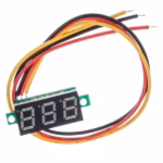 0.28inch 4.5-30V Two Wire DC Voltmeter Red