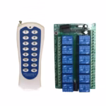 12V 16CH Wireless Remote Switch Relay 16 Channel Relay Module 12V 433MHz/315MHz Remote Control Module Learn Code