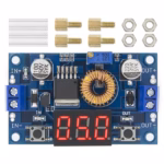 XL4015 High power 5A 75W DC-DC Adjustable Step-down Charger Module Step Down Buck Converter LED Driver with Red Voltmeter