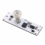 Coil spring switch, a multi-functional capacitive touch sensor switch, and an LED dimmer control switch