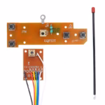 4CH RC remote control 27MHz circuit PCB