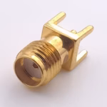 SMA Female for 1.6mm thick solder edge PCB Straight RF Connector Adapter