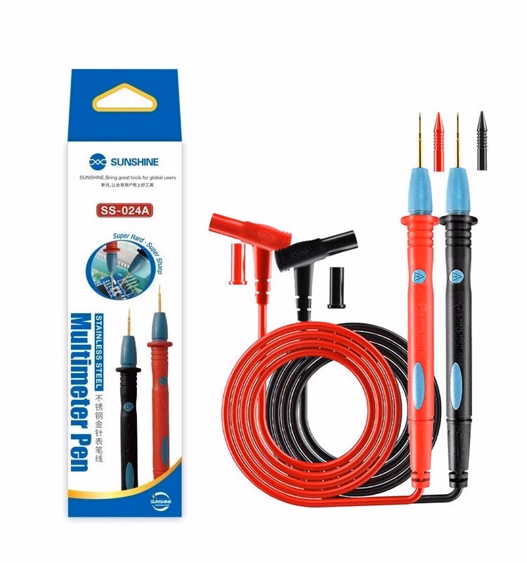 1752987346_SUNSHINE20SS-024A20Multimeter20Pen20Stainless20Steel20Gold20Needle20E28093201000V2020A20E2809320High20Precision20Test20Leads.jpg SUNSHINE SS-024A Multimeter Pen Stainless Steel Gold Needle – 1000V 20A – High Precision Test Leads - Image 1